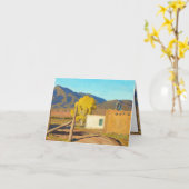 Zeichen des Herbstes 1931 von Maynard Dixon Karte (Gelbe Blume)