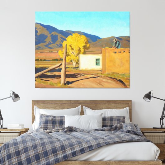 Zeichen des Herbstes 1931 von Maynard Dixon Leinwanddruck (Insitu (Schlafzimmer))