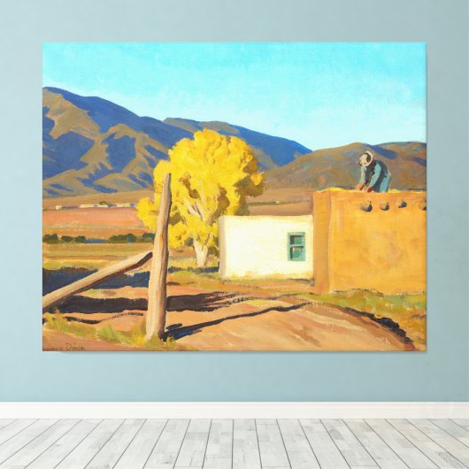 Zeichen des Herbstes 1931 von Maynard Dixon Leinwanddruck (Insitu (Holzboden))