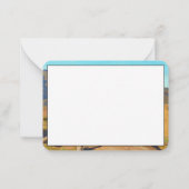 Zeichen des Herbstes 1931 von Maynard Dixon Mitteilungskarte (Rückseite)