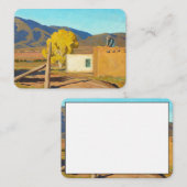 Zeichen des Herbstes 1931 von Maynard Dixon Mitteilungskarte (Vorne/Hinten)