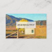 Zeichen des Herbstes 1931 von Maynard Dixon Visitenkarte (Vorderseite)