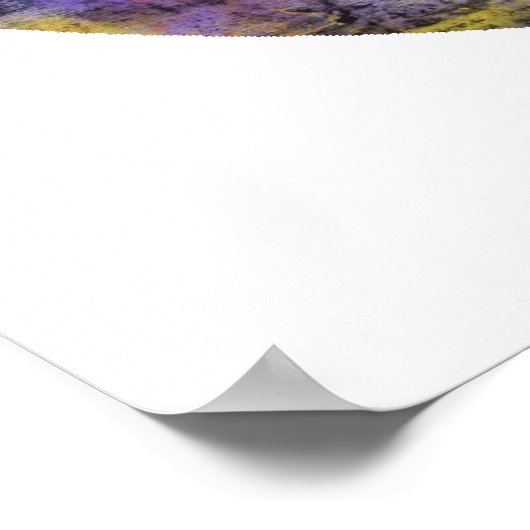 Zeichen des künstlerischen Friedens Poster (Ecke)