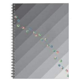 Zeichen des künstlerischen Hauses Notizblock