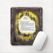 Zeichen des Mutes Mousepad (Mit Mouse)