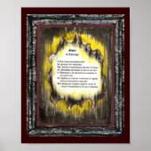 Zeichen des Mutes Poster (Vorne)