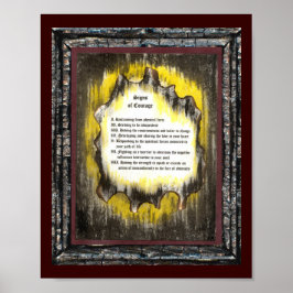 Zeichen des Mutes Poster