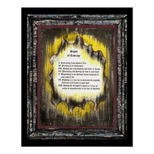 Zeichen des Mutes Poster (Vorderseite)