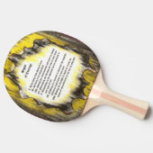 Zeichen des Mutes Tischtennis Schläger (Seitenansicht)
