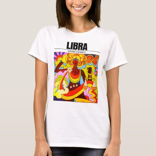 Zeichen des T - Shirt Libra (Vorderseite)