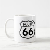 Zeichen des Weg-66 Kaffeetasse (Links)