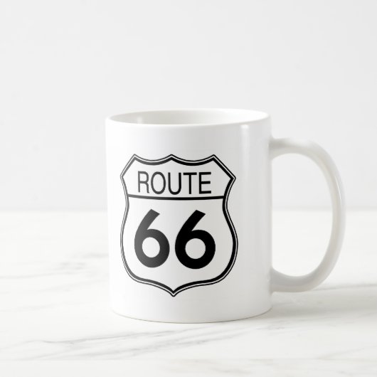 Zeichen des Weg-66 Kaffeetasse (Rechts)
