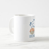 Zeichen des Zodiac Verseau Kaffeetasse (Vorderseite Links)