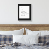 Zeichen eines Souls in Not Leinwanddruck (Insitu (Schlafzimmer))