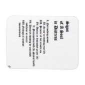 Zeichen eines Souls in Not Magnet (Horizontal)