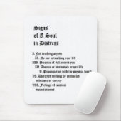 Zeichen eines Souls in Not Mousepad (Mit Mouse)