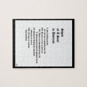 Zeichen eines Souls in Not Puzzle (Horizontal)