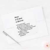 Zeichen eines Souls in Not Quadratischer Aufkleber (Umschlag)