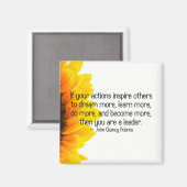 Zeichen eines wahren Führers Magnet (Vorderseite/Rückseite)