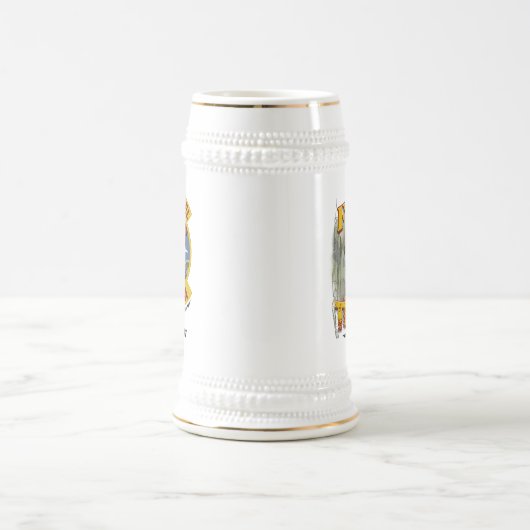 Zeichen F-105G WW kundenspezifisches BierStein Bierglas (Mittel)