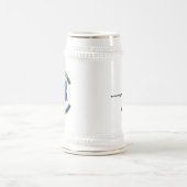 Zeichen F-16CJ kundenspezifisches BierStein w/call Bierglas (Mittel)