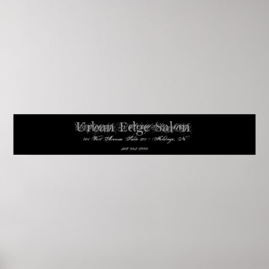 Zeichen/Fenster Poster (Vorne)