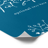 Zeichen für benutzerdefinierte Textkalligrafie-Nav Poster (Ecke)