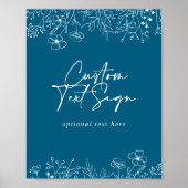 Zeichen für benutzerdefinierte Textkalligrafie-Nav Poster (Vorne)