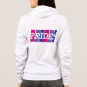 Zeichen für Bisexualität Hoodie (Rückseite)