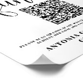 Zeichen für Blumenfonds-Abschluss drucken Poster (Ecke)