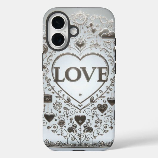 Zeichen für Crystal Clear Liebe Case-Mate iPhone Hülle (Rückseite)