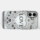 Zeichen für Crystal Clear Liebe Case-Mate iPhone Hülle (Rückseite (Horizontal))
