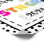 Zeichen für das erste Foto der 5. Klasse Poster (Ecke)