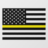 Zeichen für das Fenster der gelben Linie, Notdiens Fensteraufkleber (Blatt)