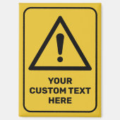 Zeichen für das generische Warndreieck Magnet (Vorderseite)