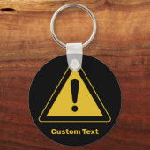 Zeichen für das generische Warndreieck Schlüsselanhänger (Vorderseite)