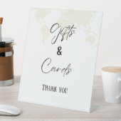 Zeichen für das Ziel und die Karten Brautparty Sockelschild (In Situ)