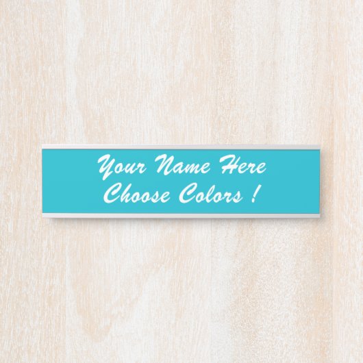 Zeichen für den benutzerdefinierten Text und den N Türschild (Vorderseite )