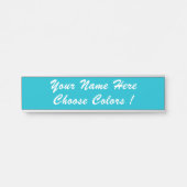 Zeichen für den benutzerdefinierten Text und den N Türschild (Vorderseite )