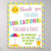 Zeichen für die Bewertung von Sun-Sational-Lehrern Poster (Vorne)