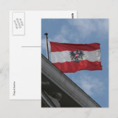 Zeichen für die Flagge Postkarte (Vorne/Hinten)