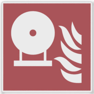 Zeichen für die Flaschensicherheit eines fest eing Aufkleber