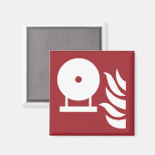 Zeichen für die Flaschensicherheit eines fest eing Magnet (Vorderseite/Rückseite)