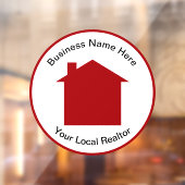 Zeichen für die Klammern des Fensters "Real Anwese Fensteraufkleber (Blatt 2)