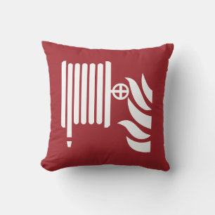 Zeichen für die Sicherheit von Feuerschläuchen Kissen