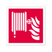 Zeichen für die Sicherheit von Feuerschläuchen Permastempel (Design)