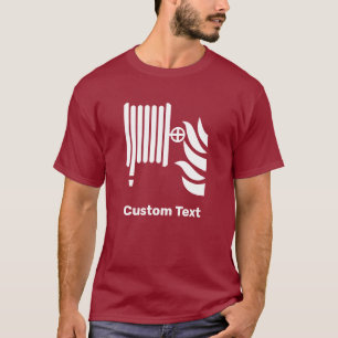 Zeichen für die Sicherheit von Feuerschläuchen T-Shirt