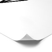 Zeichen für die Zeremonie verlassen Poster (Ecke)