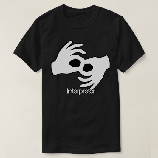Zeichen für Dolmetscher 1 T-Shirt (Design vorne)