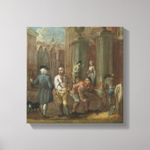 Zeichen für einen Pflasterer, c.1725 (Öl auf Leinwanddruck